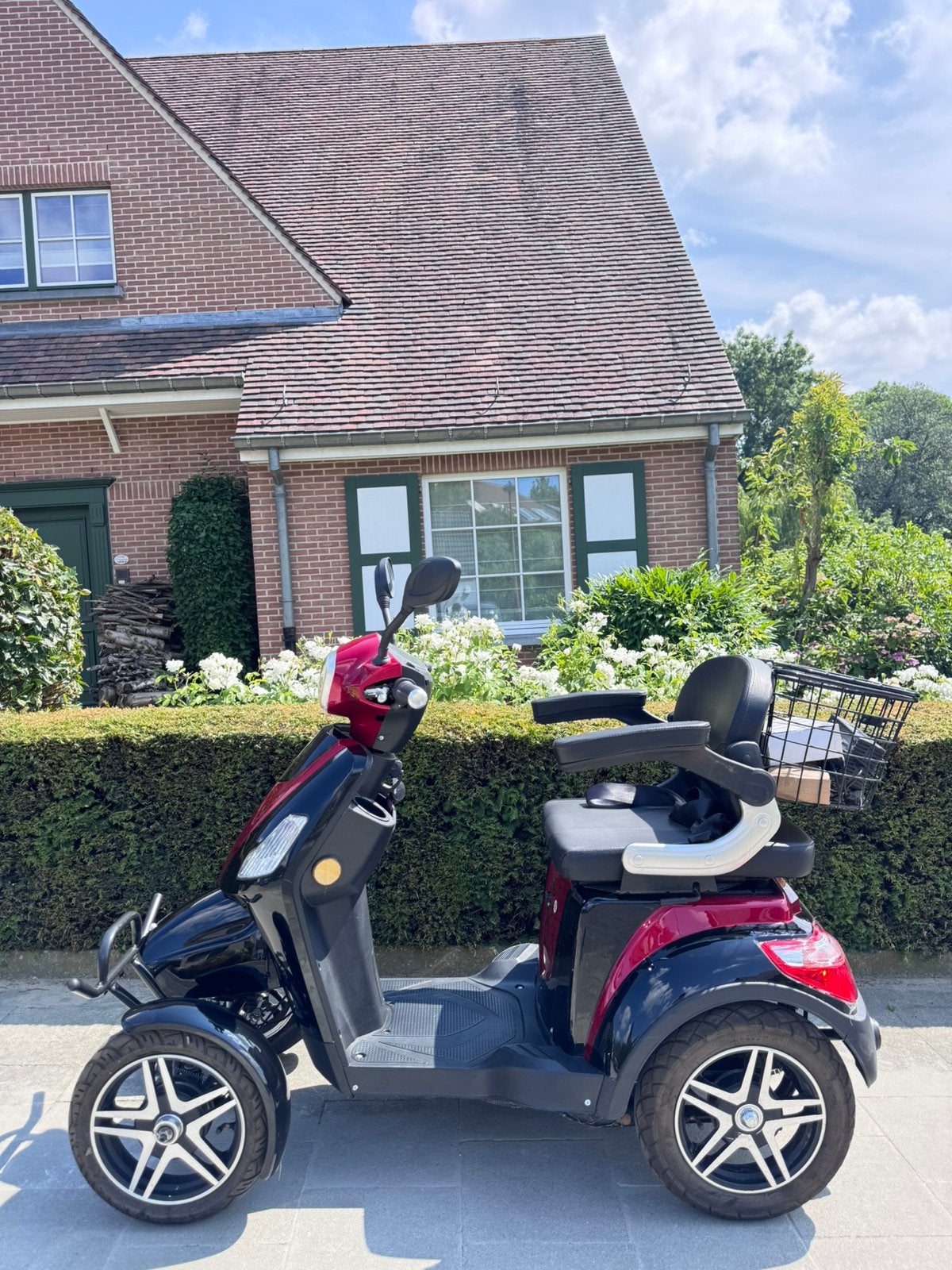 Splinternieuw Scootmobiel 25km/u invalide scooter, Ophalen of Verzenden, Inklapbaar, Zo goed als nieuw, Elektrische rolstoel