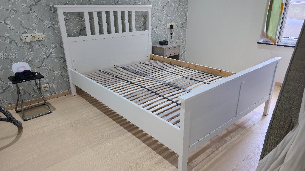 Bed & latenbodem 140x200 - gratis af te halen, Ikea stijl, Enlèvement, Deux personnes, 140 cm