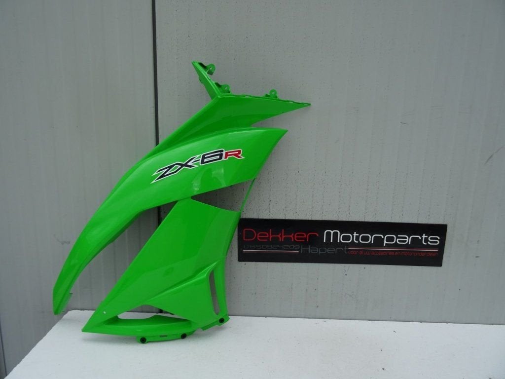 Rechter Zijpaneel Kawasaki ZX6R 2009-2010-2011-2012-2013, Motoren, Gebruikt, -, -, Ophalen of Verzenden