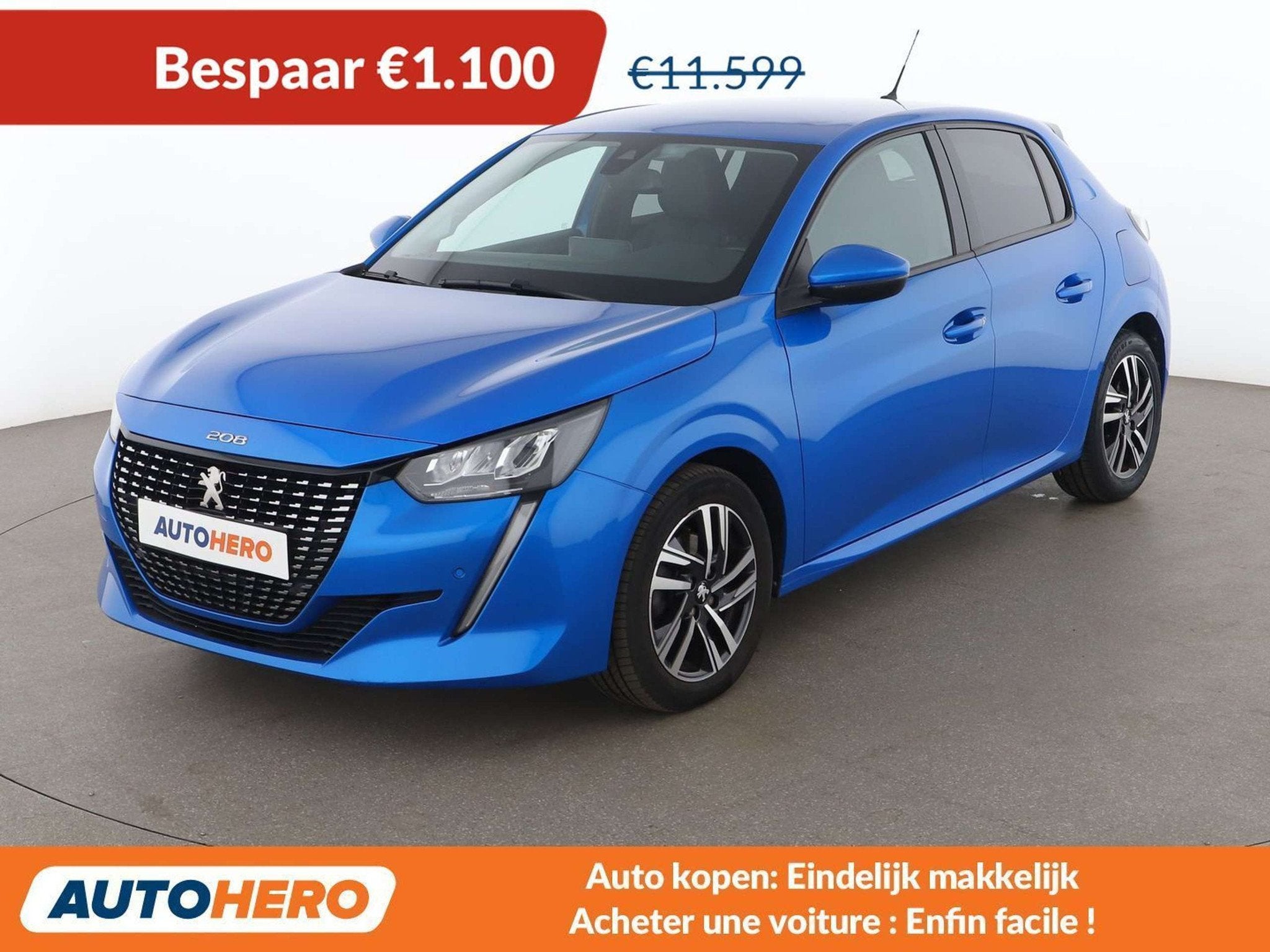 Peugeot 208 1.2 PureTech Allure, Autos, 118 g/km, Achat, Euro 6, 1165 kg