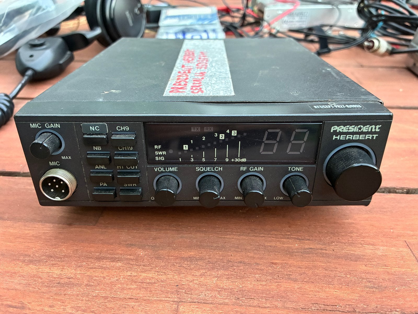 CB Radio President Herbert, Telecommunicatie, Ophalen of Verzenden, Gebruikt