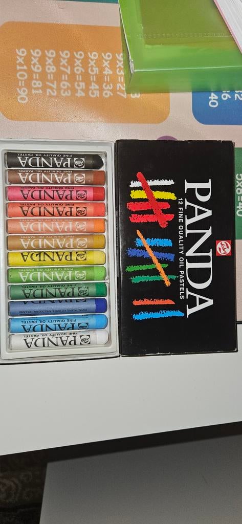 Pastel à huile Panda, Hobby & Loisirs créatifs, Dessin