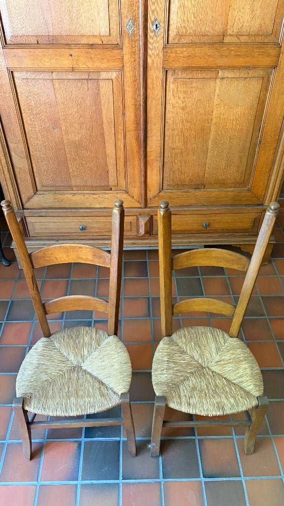 Oude kerkstoelen (2x), Ophalen