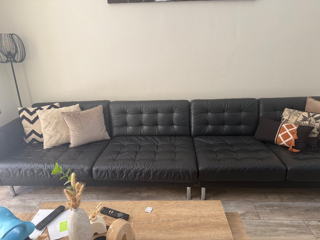 Canapé en cuir, Maison & Meubles, 75 à 100 cm, 125 cm ou plus, Cuir, Comme neuf