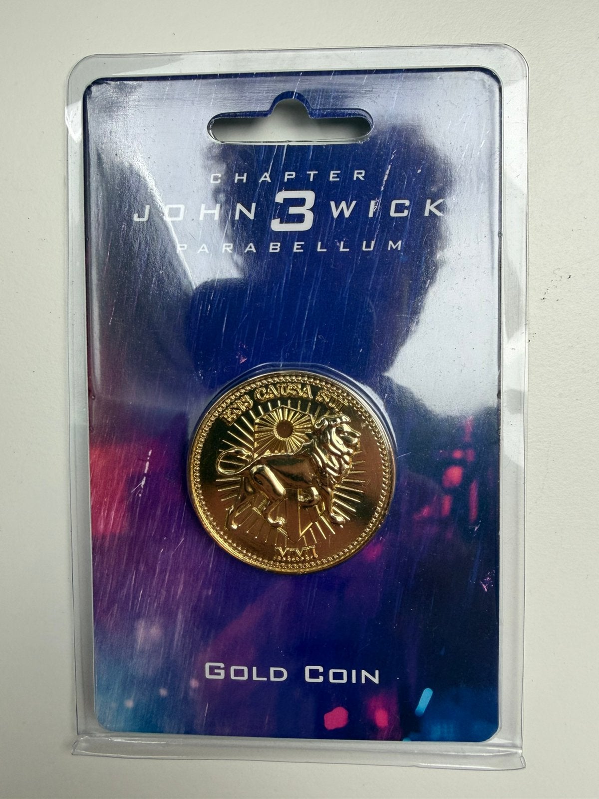 John Wick 3 Verzamelmunt, Ophalen of Verzenden, Goud
