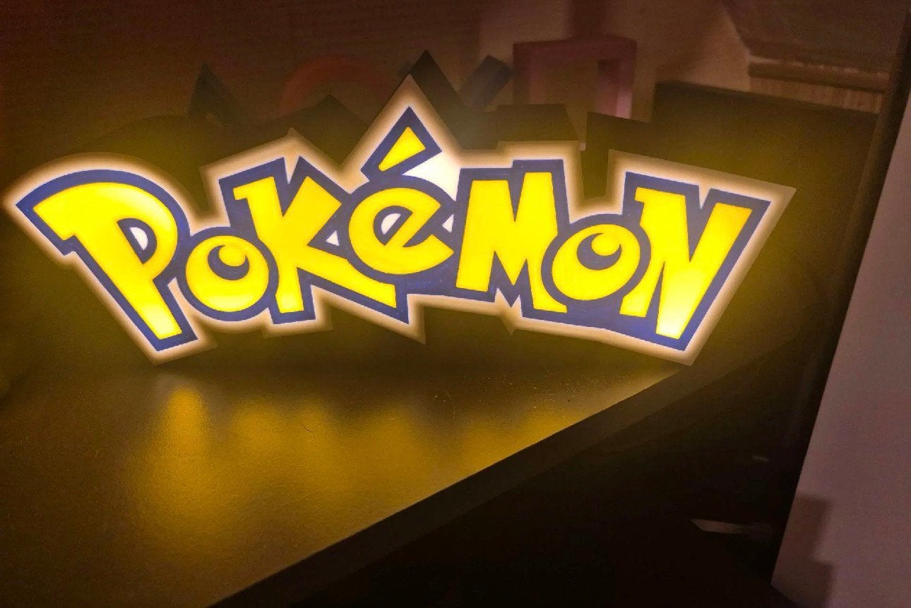 Pokemon Led Reclame 25 x 15 cm Nieuw, Verzenden, Nieuw, Reclamebord