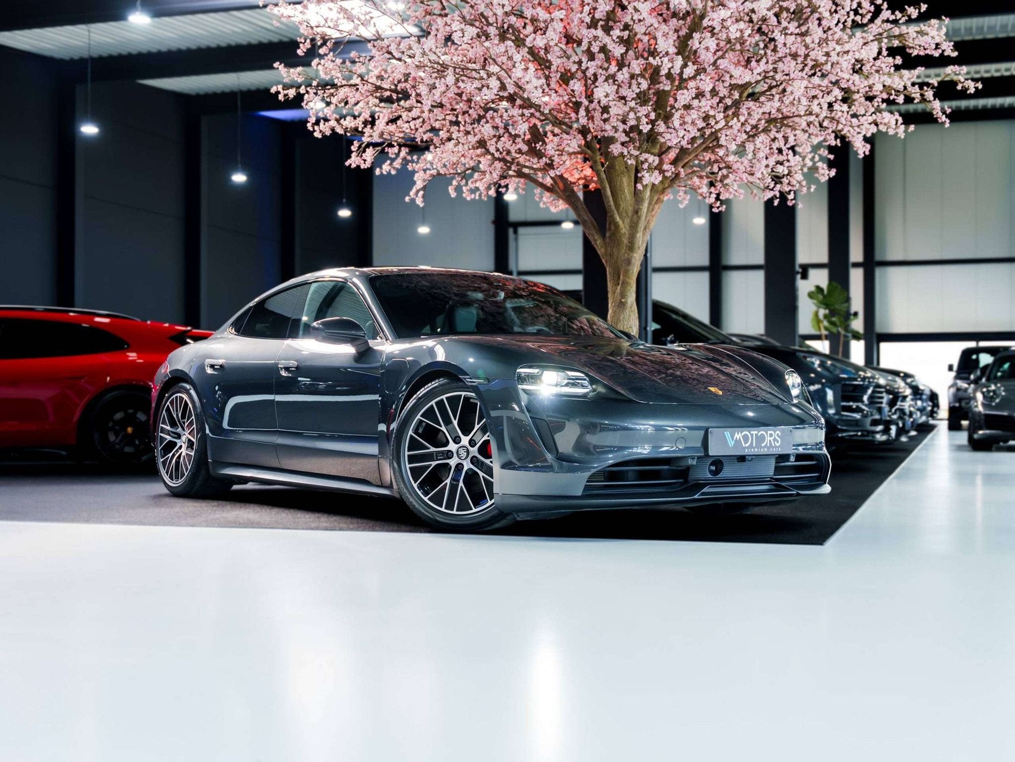 Porsche Taycan 4S - Achterasbesturing - Sport Chrono - Pano, Auto's, Automaat, Gebruikt, Zwart, Leder