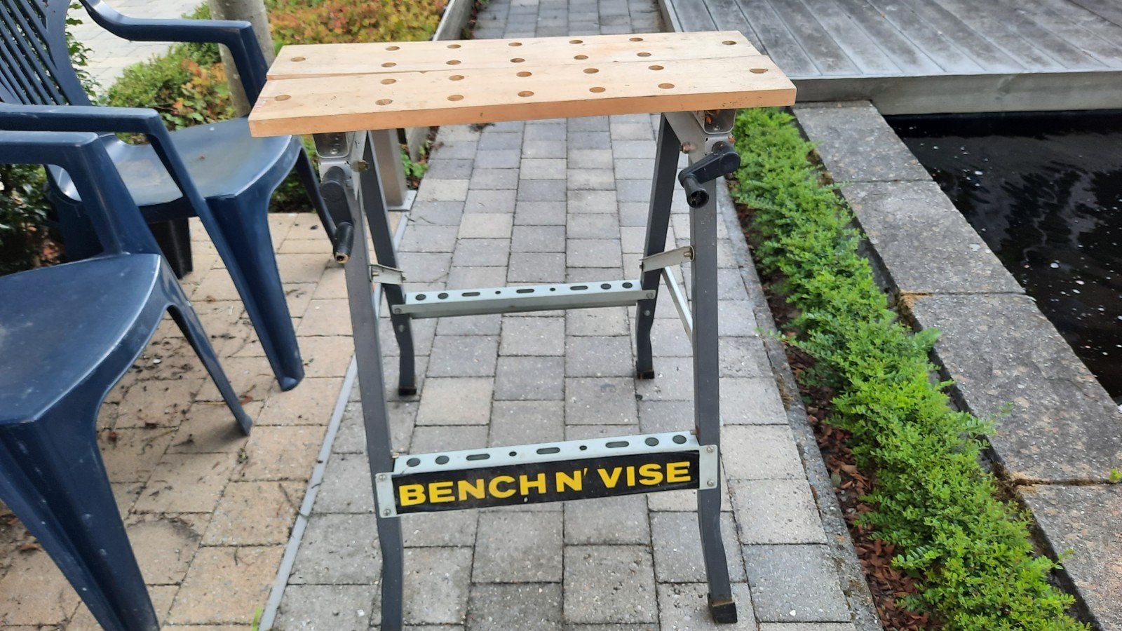 Verstelbare werk- en spantafel, Ophalen