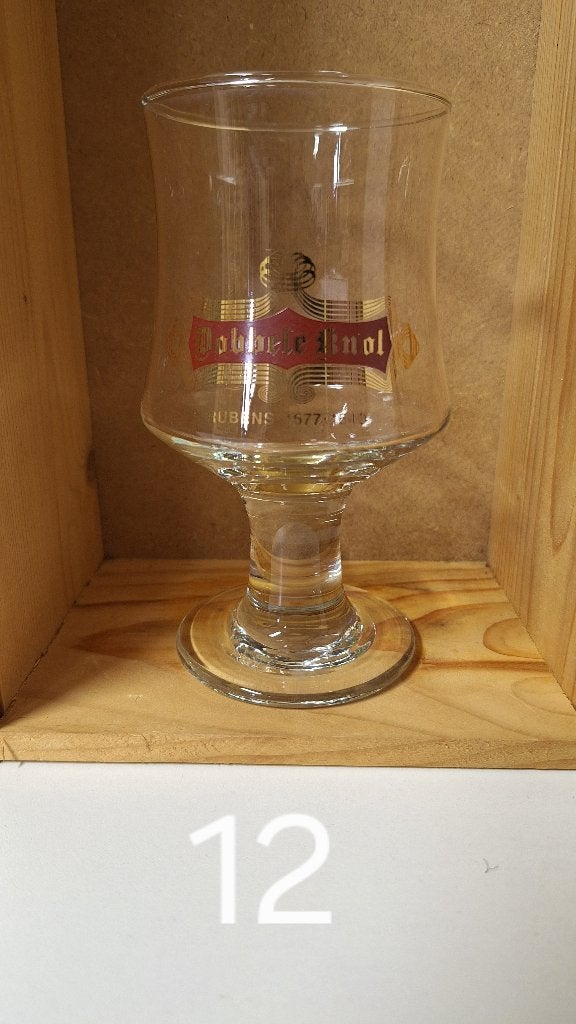 bierglas Dobbele Knol (nr12), Enlèvement, Utilisé, Verre ou Verres, Autres marques