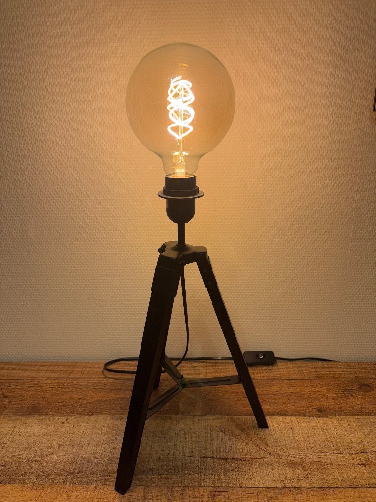 Industriële bureaulamp, Ophalen, Bureaulamp, E27 (groot), Zo goed als nieuw