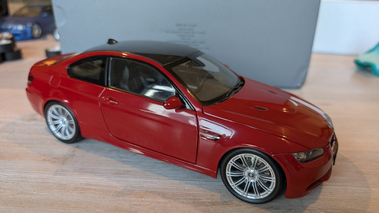 Kyosho BMW E92 M3 coupe, red, Ophalen of Verzenden, Kyosho