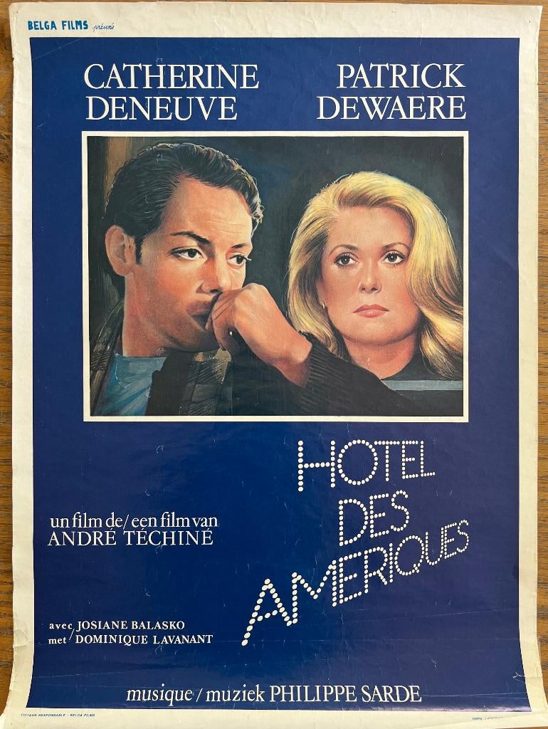 Affiche Film Hôtel des Amériques, Enlèvement, Utilisé, A1 jusqu'à A3, Cinéma et TV