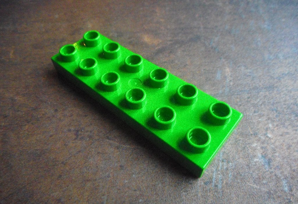 Lego Duplo Plate 2x6 (zie foto's) 26, Ophalen of Verzenden, Gebruikt, Losse stenen, Duplo