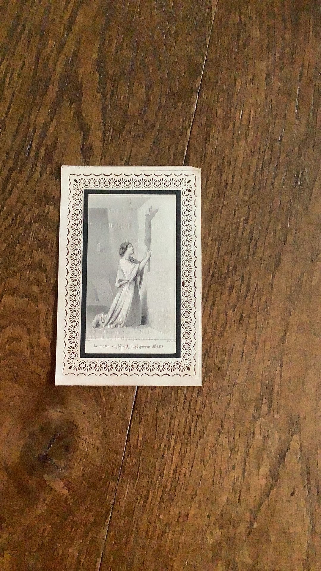 Oud doodsprentje kant zottegem  1861, Ophalen of Verzenden
