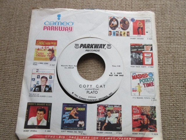 Plato - Copy Cat  /  Claude's Theme     Promo, Gebruikt, 7 inch, Originele persing, Ophalen of Verzenden