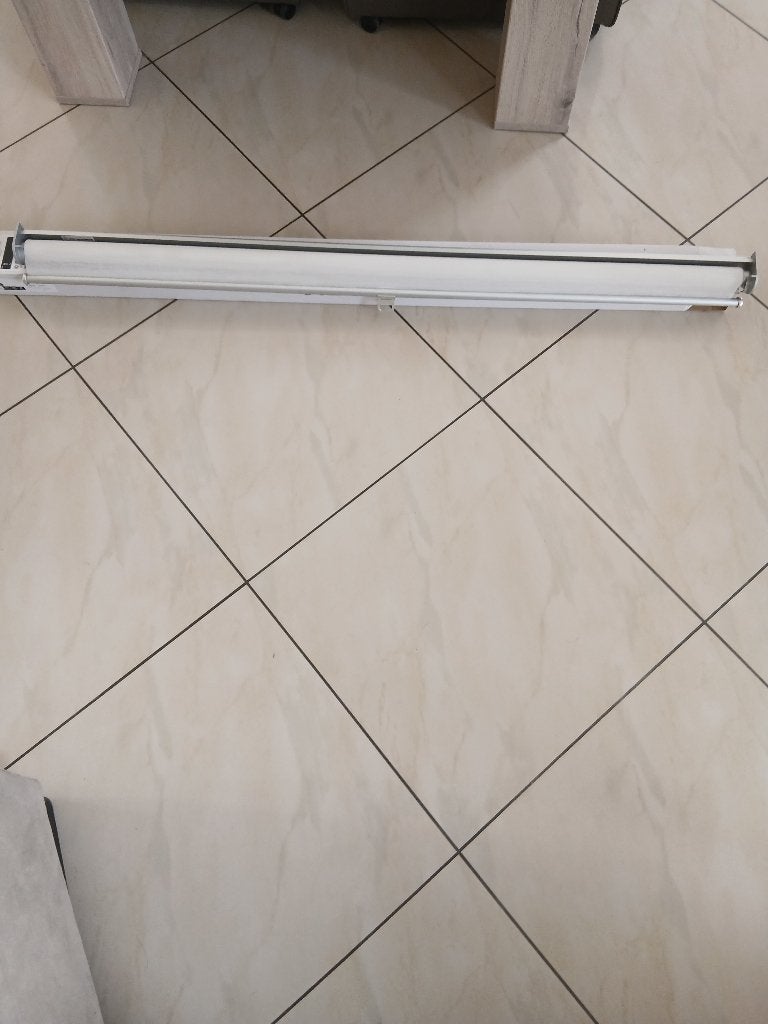 3 Stores occultants de couleur blanche., Maison & Meubles, 120 cm, Store enrouleur duo, Translucide, Comme neuf