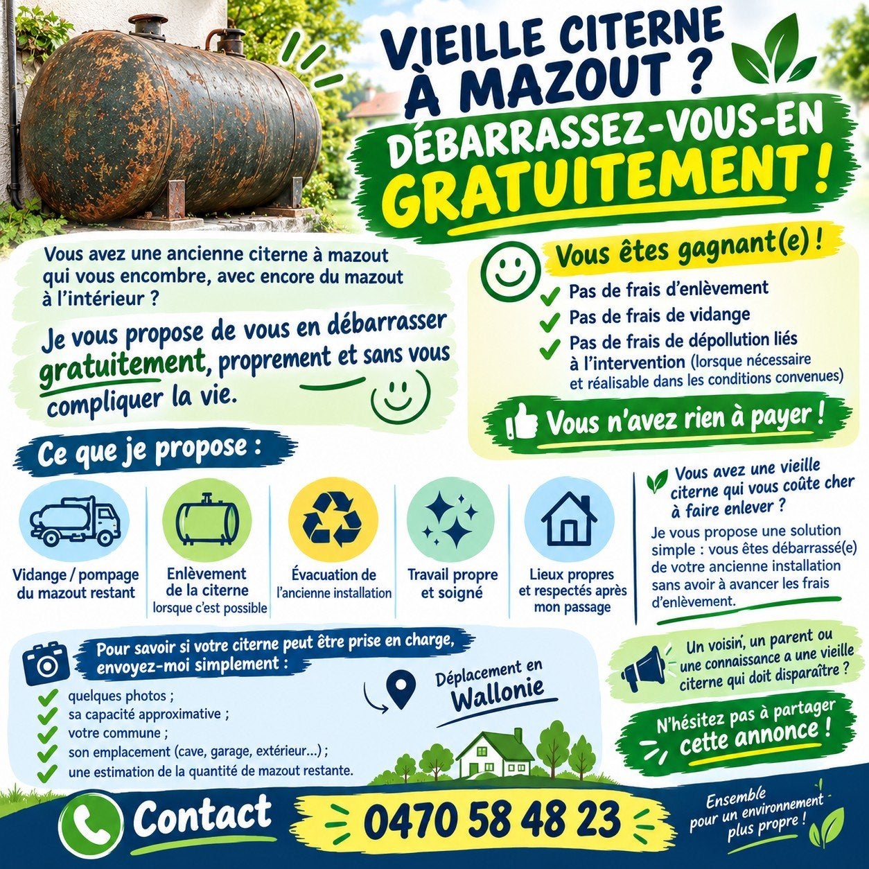 Olietank legen, opslagruimte, verwarmingsinstallatie, Doe-het-zelf en Bouw, Verwarming en Radiatoren, Ophalen