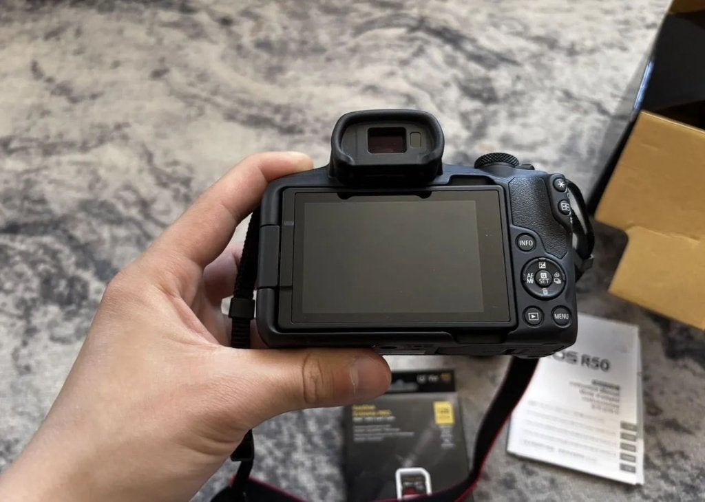 Kit Canon EOS R50 + 18-45 (comme neuf), TV, Hi-fi & Vidéo, Appareils photo numériques, Enlèvement ou Envoi, Canon, Compact, Comme neuf