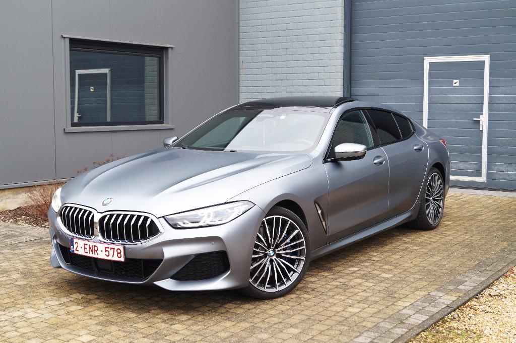 BMW 840i xDrive + PACK M + individual, Autos, BMW, Argent ou Gris, Entreprise, Entretenue par le concessionnaire, Noir