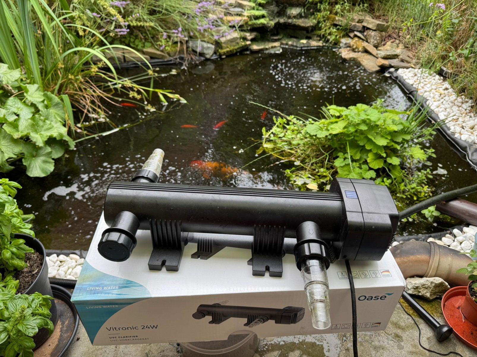 Oase Vitronic 24W filtre UV pour bassin de jardin, Enlèvement ou Envoi, Comme neuf, Filtre de bassin