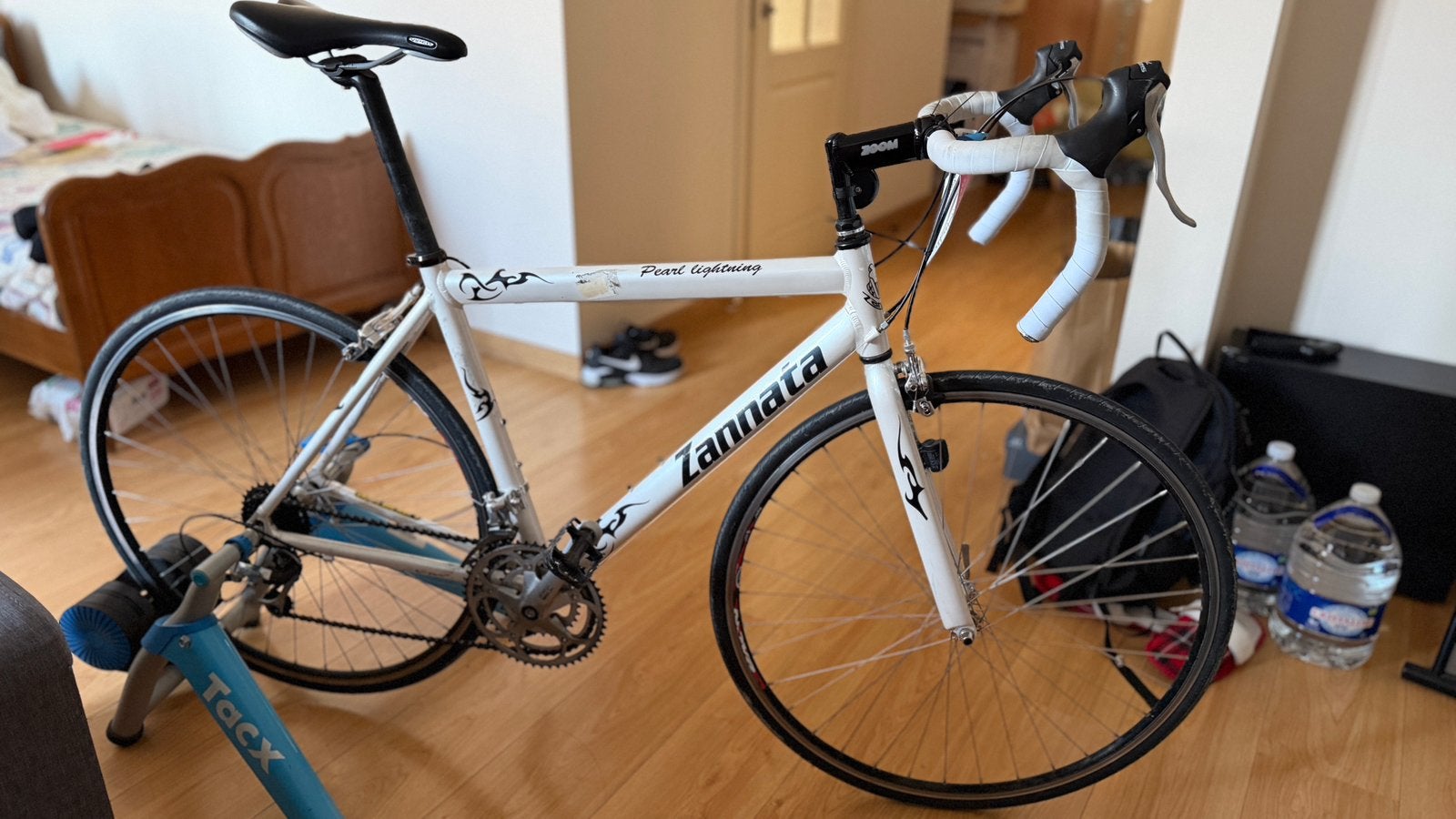 Zannata - Pearl lightning, Fietsen en Brommers, Fietsen | Heren | Sportfietsen en Toerfietsen, Gebruikt, Velgrem, Meer dan 20 versnellingen