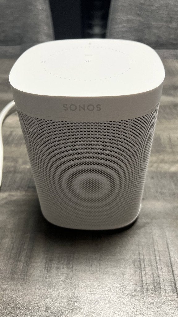 Sonos One Gen 2 (1x wit/wit + 1x zwart/zwart), Ophalen of Verzenden, Zo goed als nieuw, Front, Rear of Stereo speakers, Overige merken