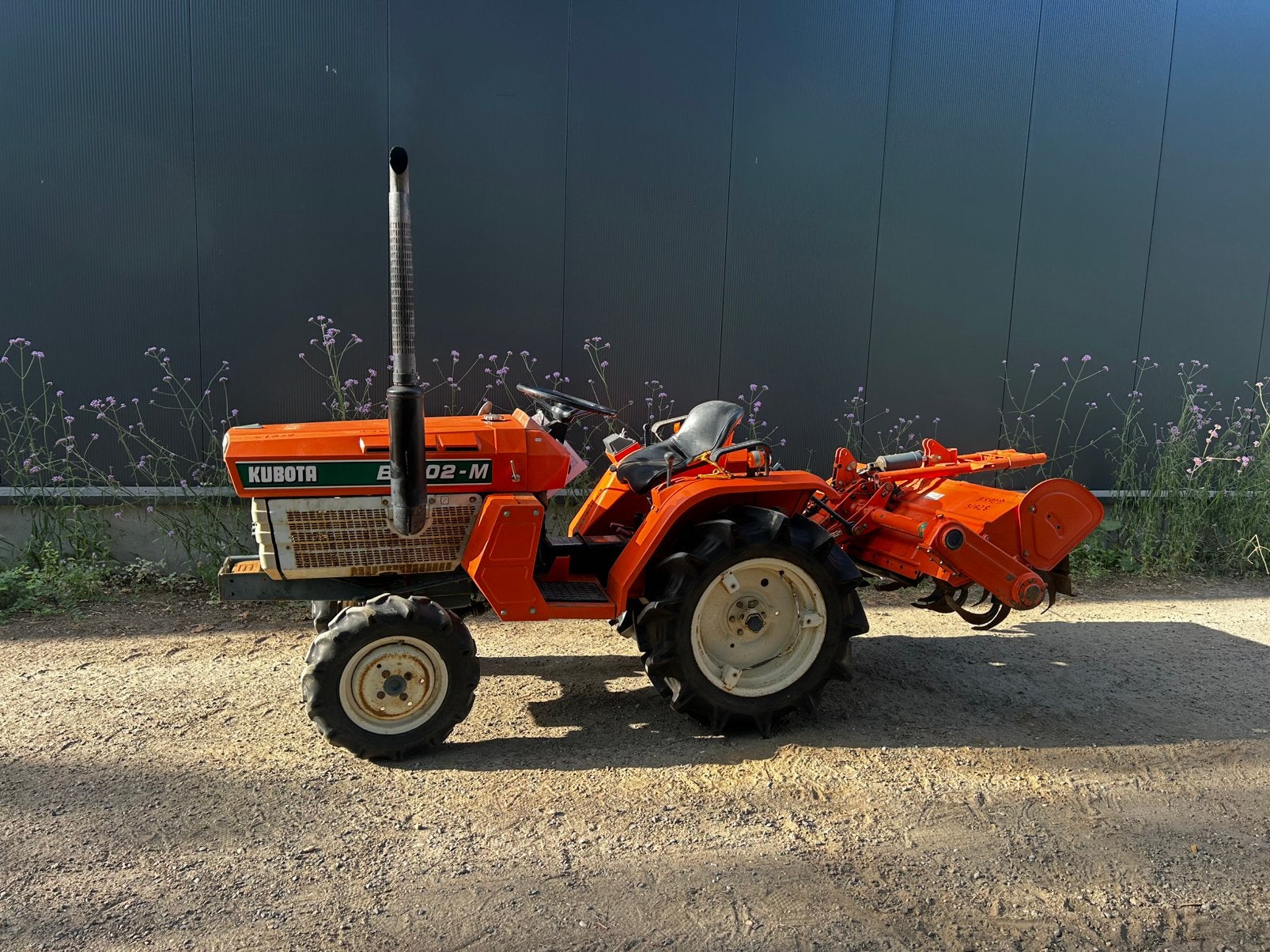Kubota B1502DT minitractor met frees, Ophalen