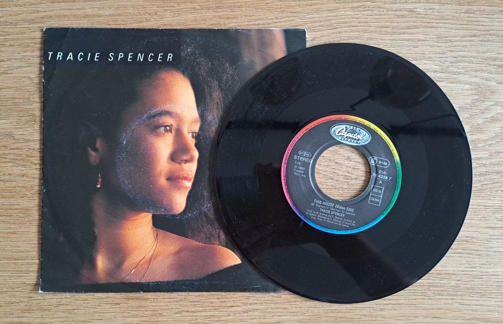 Tracie Spencer - This House, CD & DVD, Vinyles Singles, Pressage original, Enlèvement ou Envoi, 1990 - 1999, Single