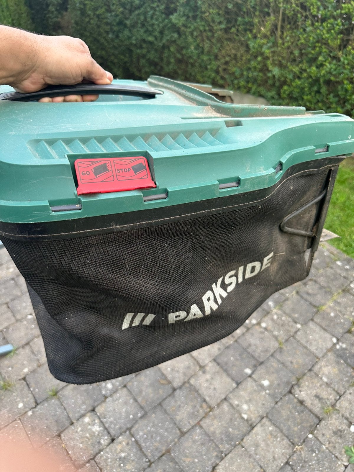Bac gazon 44 litres PARKSIDE PRM 1800 A2, Enlèvement, Comme neuf