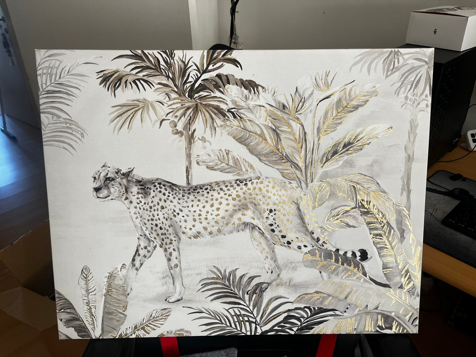 Toile motif guepard - maison du monde, Enlèvement