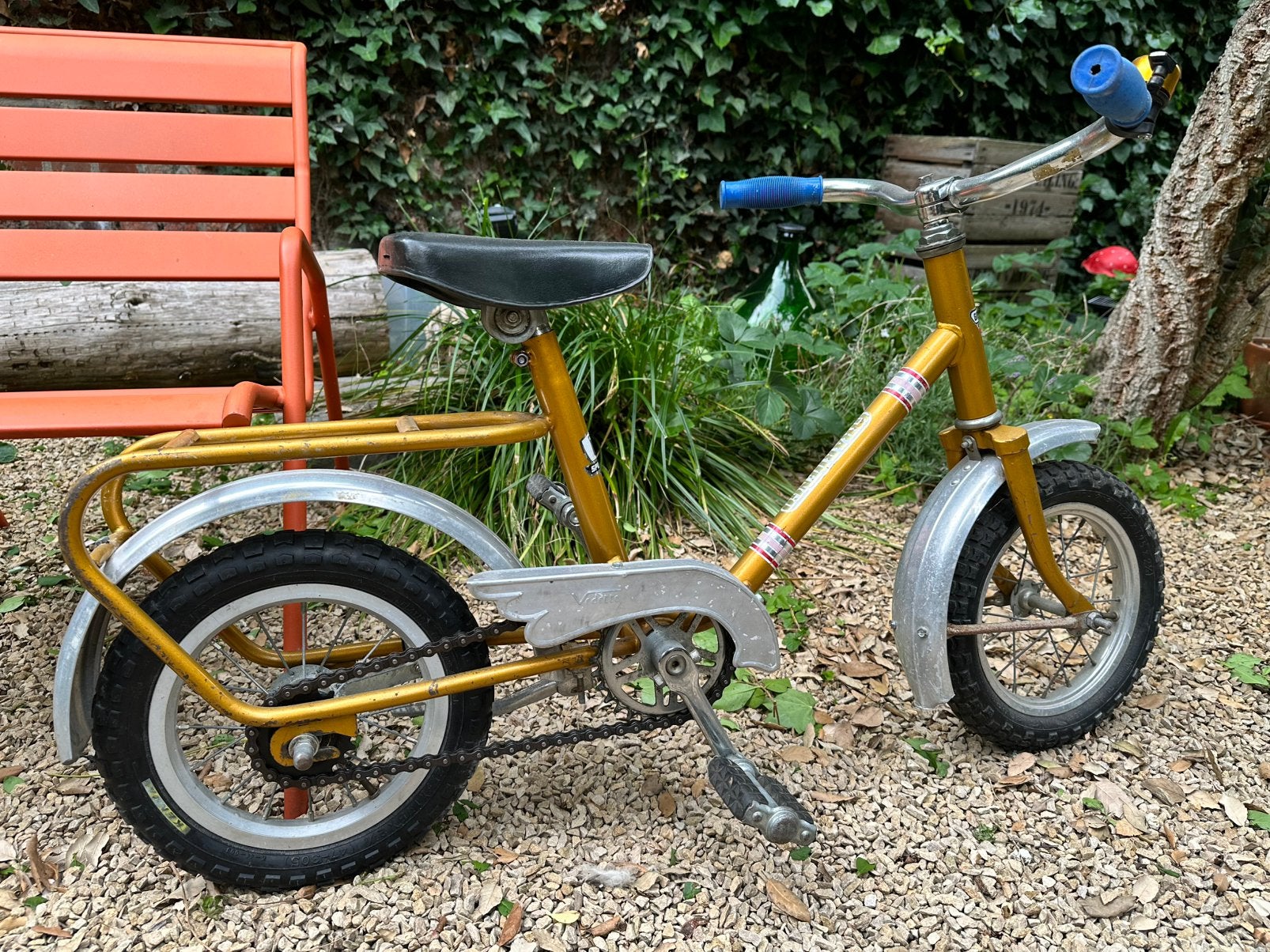 Retro eerste kinderfiets, Fietsen en Brommers, Ophalen, Gebruikt