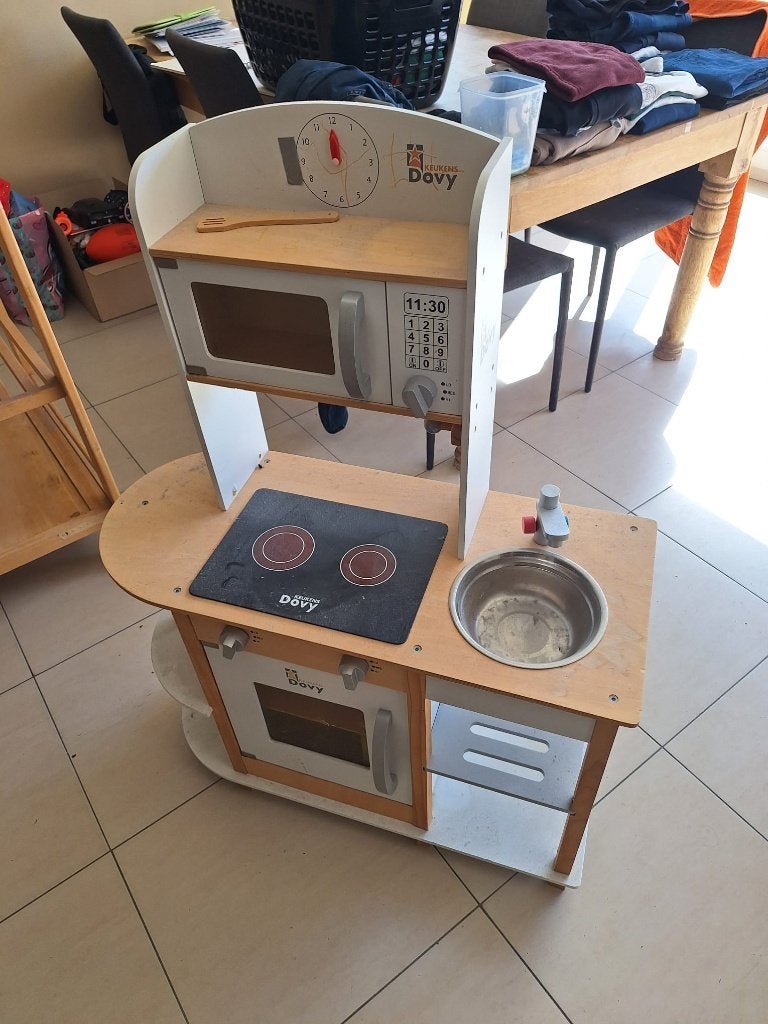 Speelkeuken, Ophalen, Gebruikt, Hout, Speelkeuken