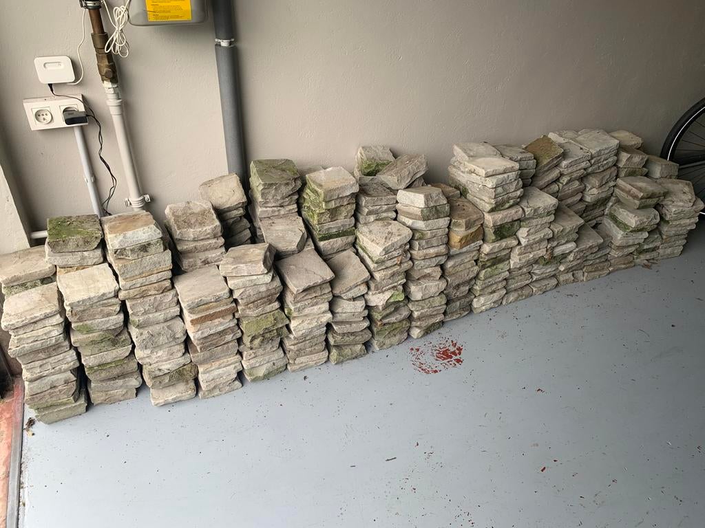 Kandla Grey stenen, Tuin en Terras, Ophalen, Zo goed als nieuw, Klinkers