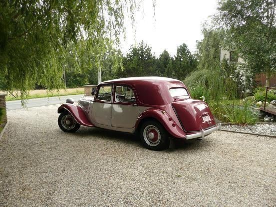 Ancestor Citroën11 traction 1954, Auto's, Leder, Particulier, Metaalkleur, Te koop