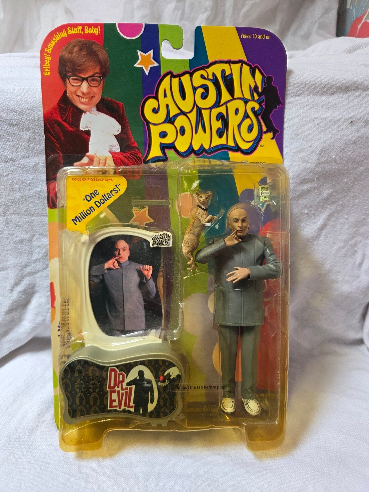 Dr Evil . Austin Powers mc farlane 1999. Figurine toujours d, Collections, Cinéma & Télévision, Enlèvement ou Envoi