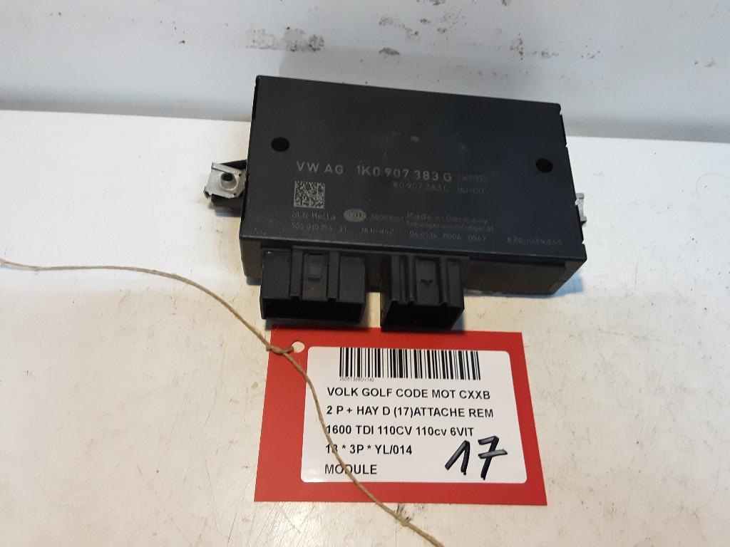 UNITE ELECTRONIQUE Volkswagen Golf VII (AUA) (1KO907383G), Volkswagen, Mevr. I. Hauben, Utilisé, Rue de l'Espoir 34 34
4030  GRIVEGNÉE, BE