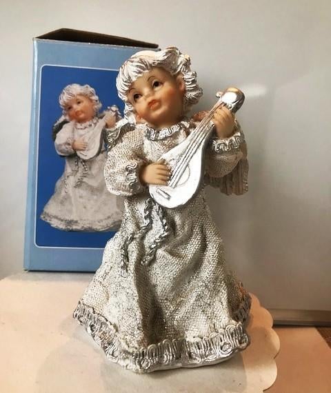 Statues ange Amor Cupidon céramique vintage H 16✨😍🎁🤗👌, Antiquités & Art, Art | Sculptures & Bois, Statue, Pierre ou céramique