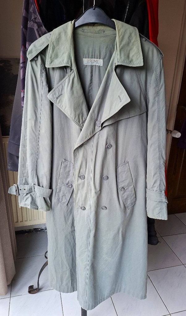 trench-coat rétro gris, Vêtements | Hommes, Andere, Gris, Taille 52/54 (L), Enlèvement