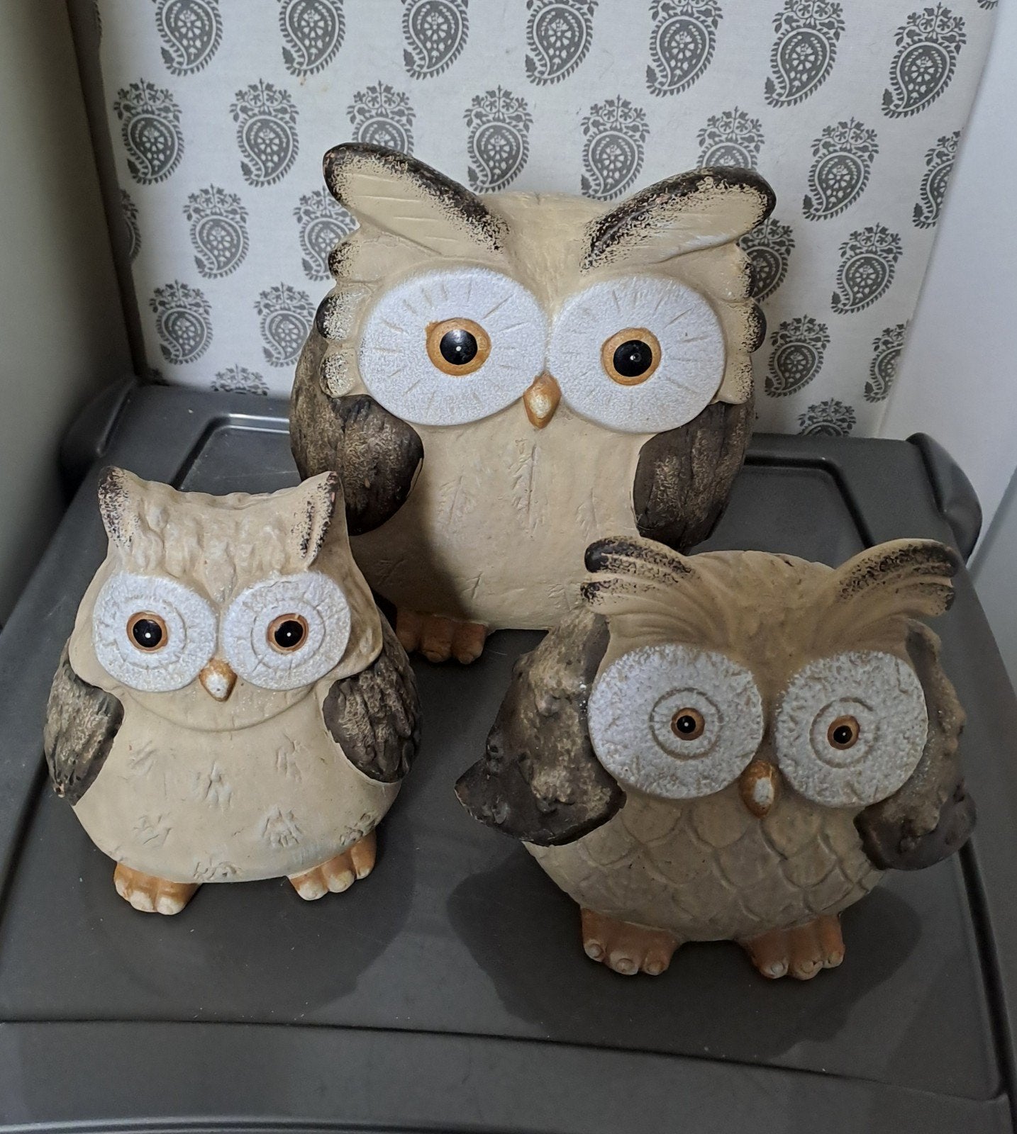 Decoratie beeldjes uiltjes te koop, Enlèvement