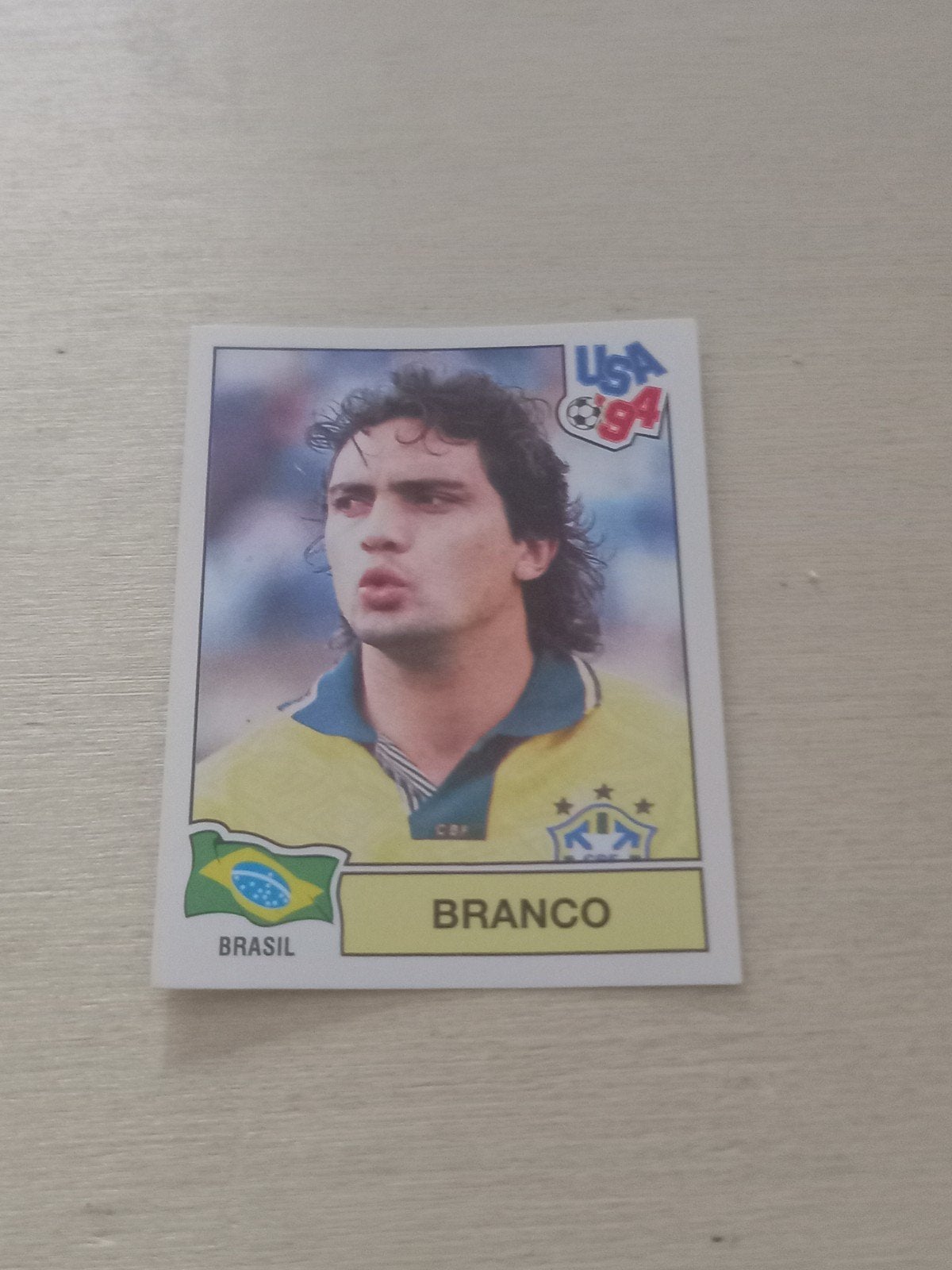 Panini WK 1994 - Nr. 80 - Branco, Ophalen of Verzenden, Gebruikt, Sticker