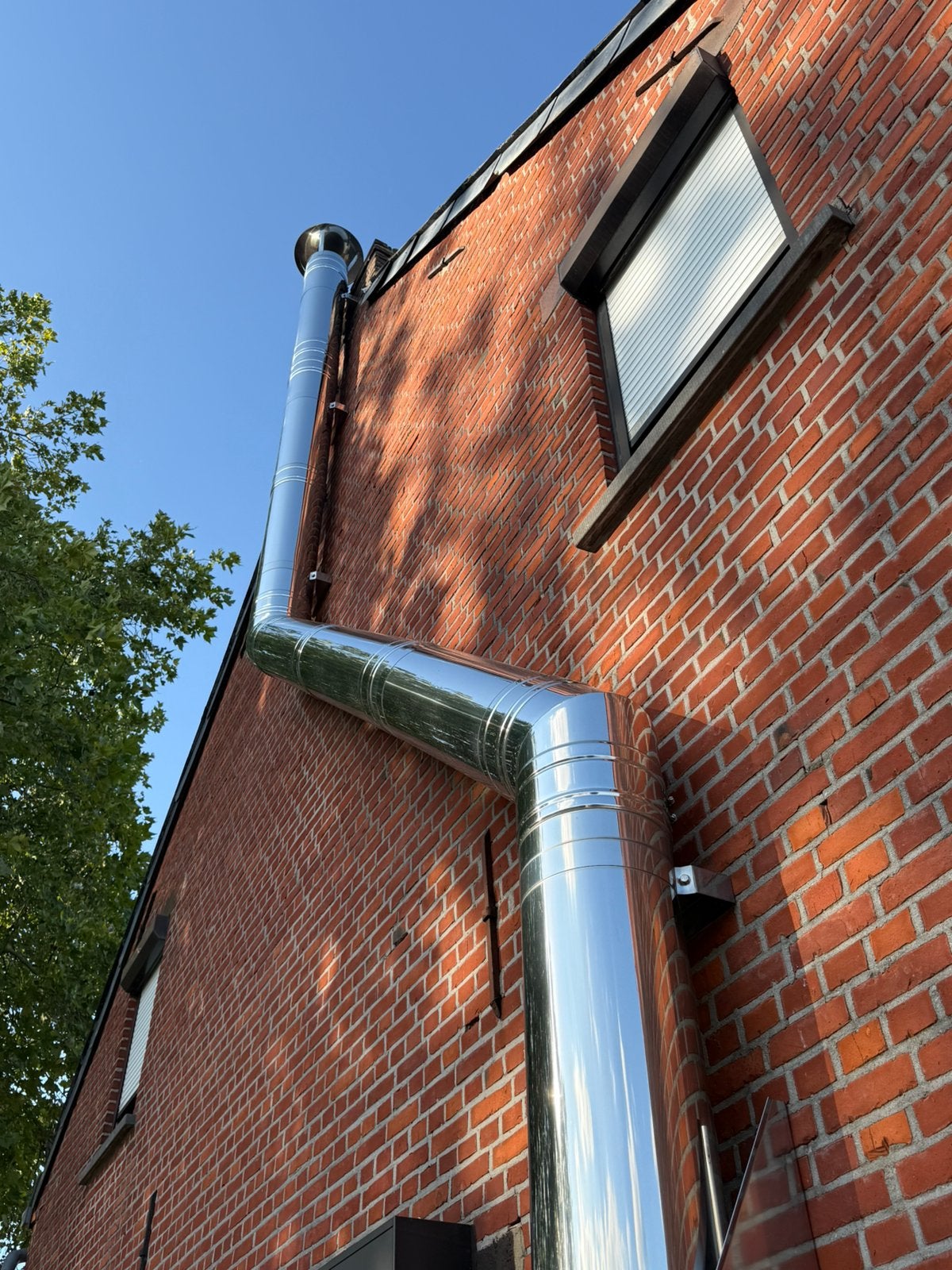 Afvoersschouw RVS, Doe-het-zelf en Bouw, Ophalen, Zo goed als nieuw