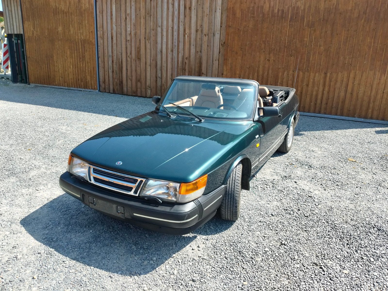 Saab 900 cabriolet 2.1L, Autos, Cuir, Achat, Intérieur cuir, Beige