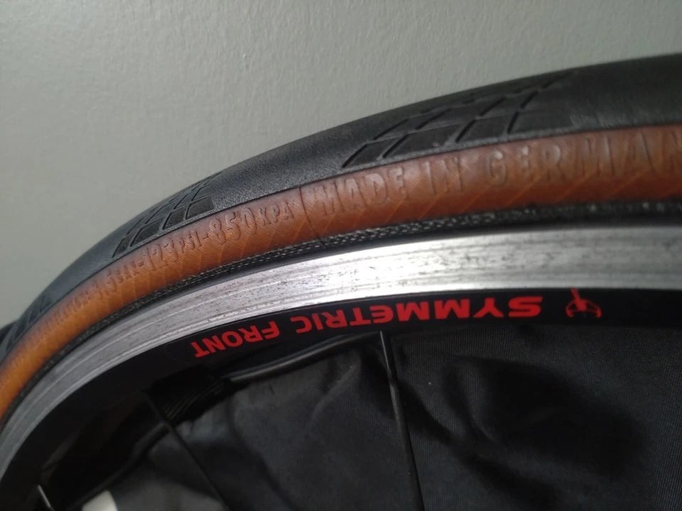 Paire de roues Campagnolo Neutron + Continental GP5000, Vélos & Vélomoteurs, Vélos Pièces, Enlèvement ou Envoi, Campagnolo, Utilisé