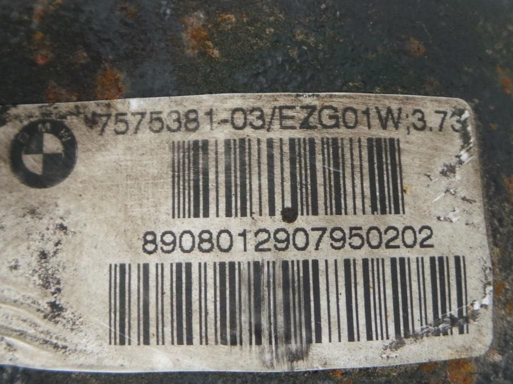BMW X3 2.0D EXECUTIVE DIFFERENTIEEL / CARDAN 2008, Auto-onderdelen, Ophalen of Verzenden, Gebruikt, ARN erkend