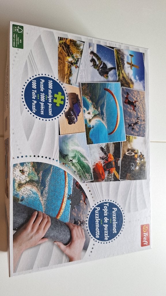 Puzzel Trefl + mat, Ophalen, 500 t/m 1500 stukjes, Gebruikt, Legpuzzel