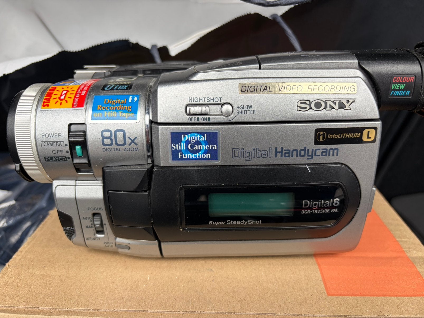 Sony DCR-TRV510E Alleskunner Digital8 Hi8 Video8 videocamera, Audio, Tv en Foto, Ophalen of Verzenden, Zo goed als nieuw, Camera