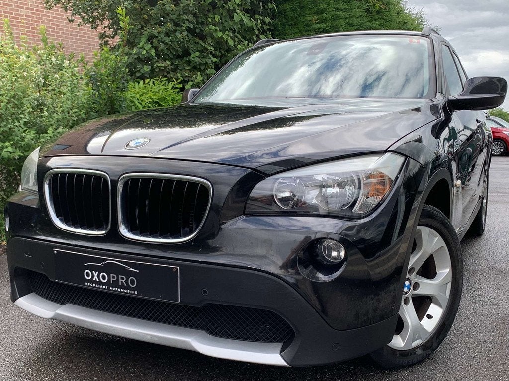 BMW X1 Xdrive 2.0D 4x4 / Xdrive18D / Gps Pro / Cuir / Cruise, 4 cilinders, 136 pk, Zwart, Leder