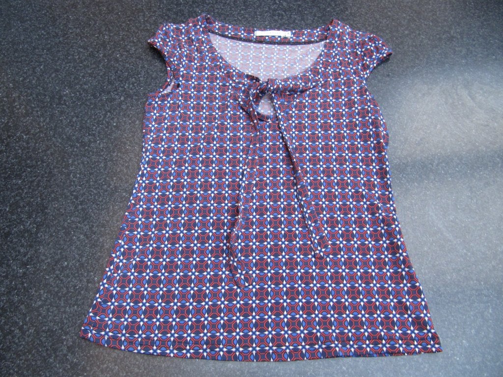 Nieuw shirt blouse Lola & Liza blauw rood wit 34 past ook 36, Nieuw, Ophalen of Verzenden, Maat 34 (XS) of kleiner, Blauw