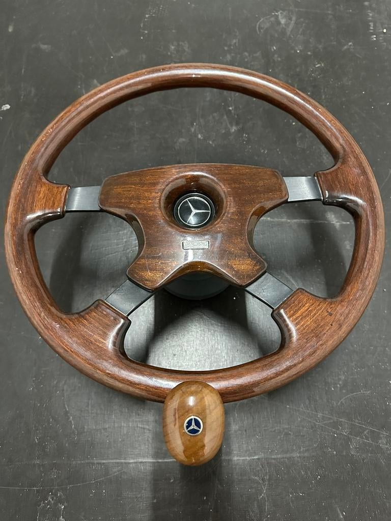 Mercedes benz origineel momo (carat) stuur + pook, Ophalen of Verzenden, Mercedes-Benz