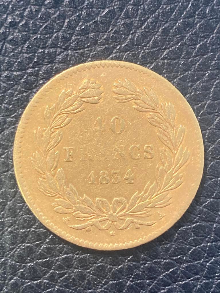 40 francs OR  LOUIS PHILIPPE l  * 1834 *, Timbres & Monnaies, Monnaies | Europe | Monnaies euro, Enlèvement ou Envoi, France, Monnaie en vrac